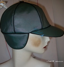 rain cap, oil cloth green khaki and black, unisex-rain-cap