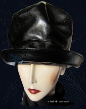 rain hat, black, elegant unisex hat