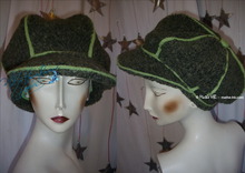  eccentric cap, retro style, apple green & khaki  